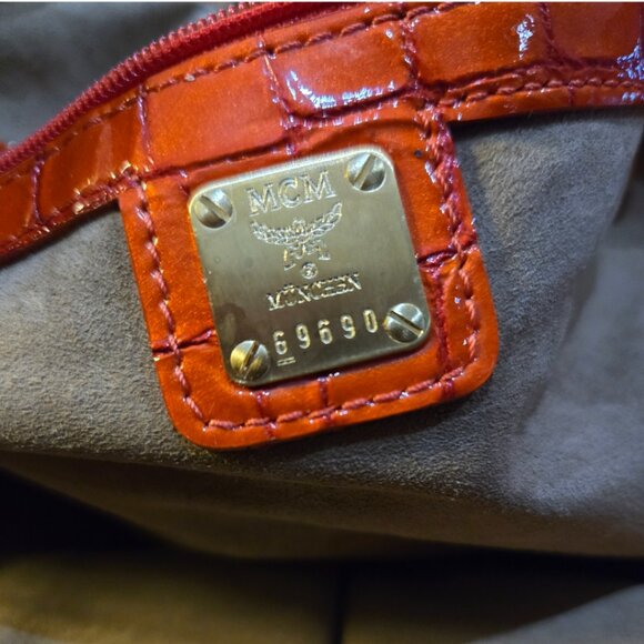 EUC Authentic Rare MCM Satchel - Picture 9 of 15